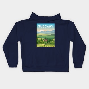 Tuscany, Italy Countryside Kids Hoodie